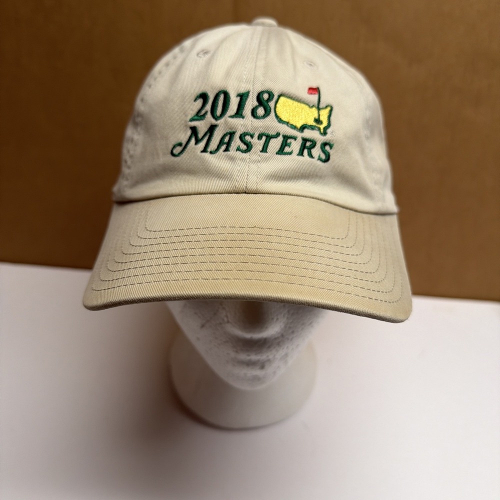 2018 Masters Augusta National Masters Golf Tournament Baseball Hat Beig Cap